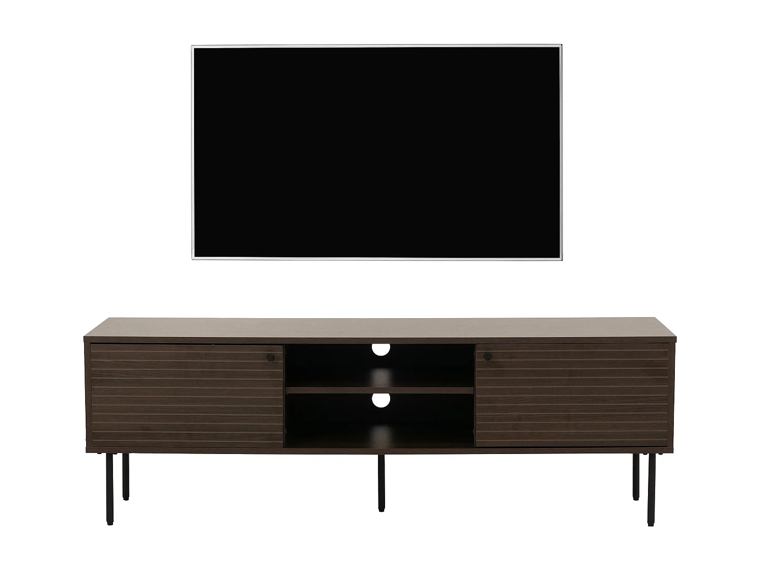 TV Stand MCW-N78,  dark brown