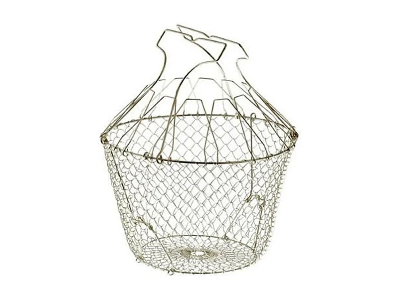 Opvouwbare RVS Salade Mand 22,5cm Tellier - NC035