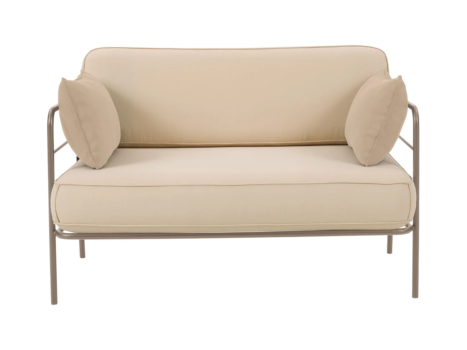 Garten-Sofa - wasserabweisend - beige/beige - 116 cm - PREGGEL
