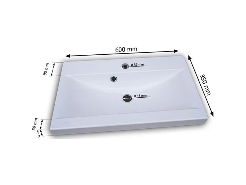 MINIO go for it, Meuble de salle de bain MONTANA en couleur matelas/blanc brillant