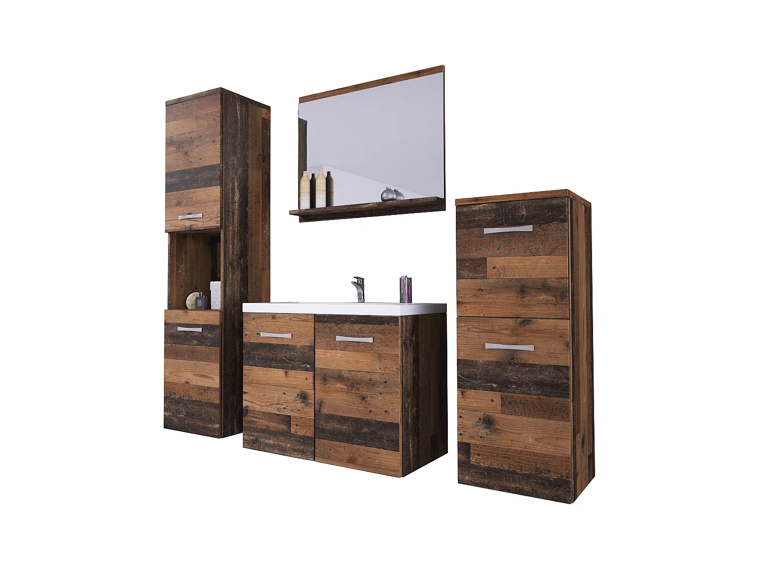 MINIO go for it, Meble łazienkowe MALAGA w kolorze old style