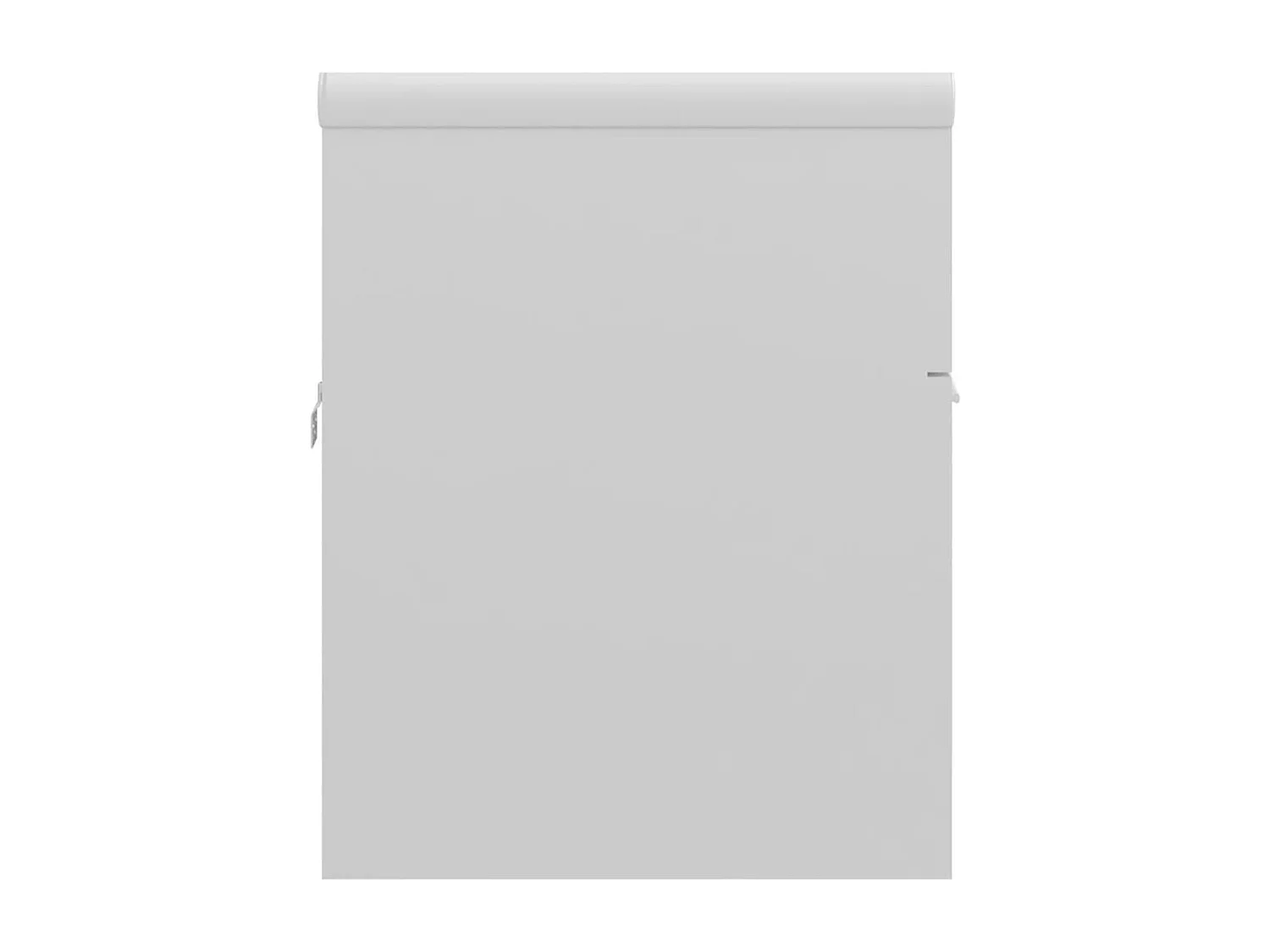 Prolenta Premium -  Wastafelkast met ingebouwde wastafel bewerkt hout hoogglans wit