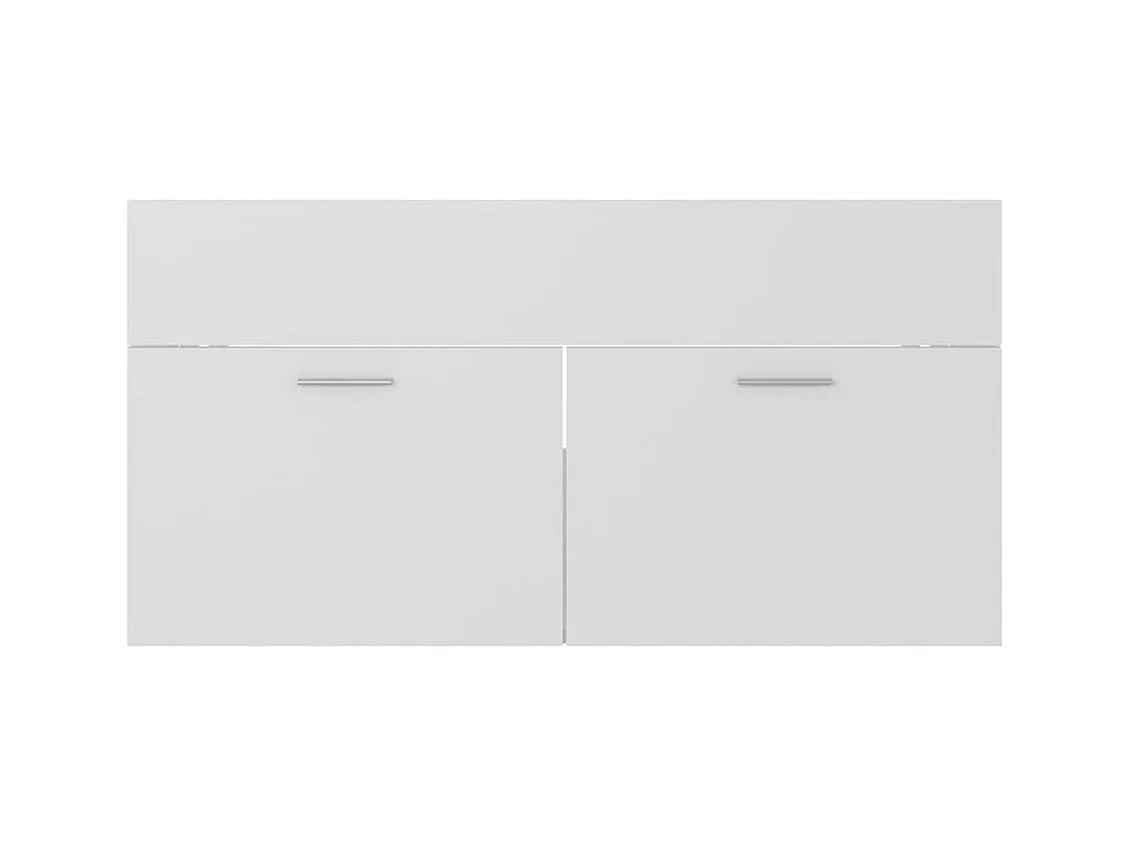 Prolenta Premium -  Mueble con lavabo madera de ingeniería blanco