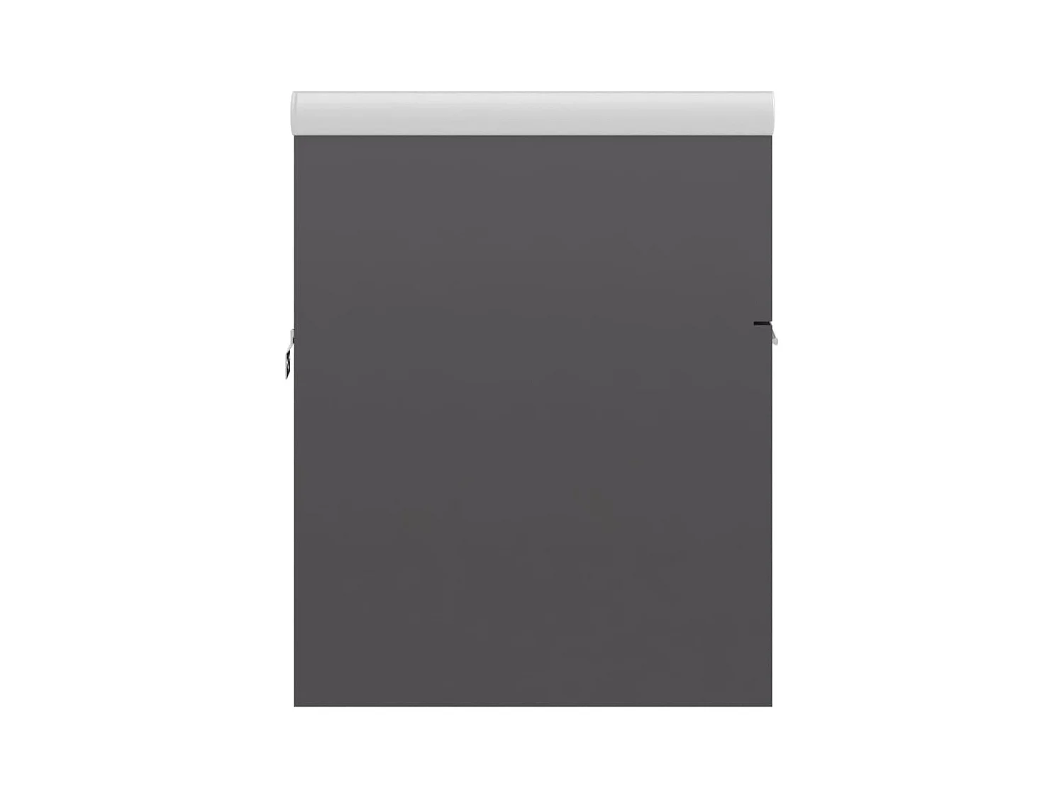 Prolenta Premium -  Mueble con lavabo madera de ingeniería gris brillante