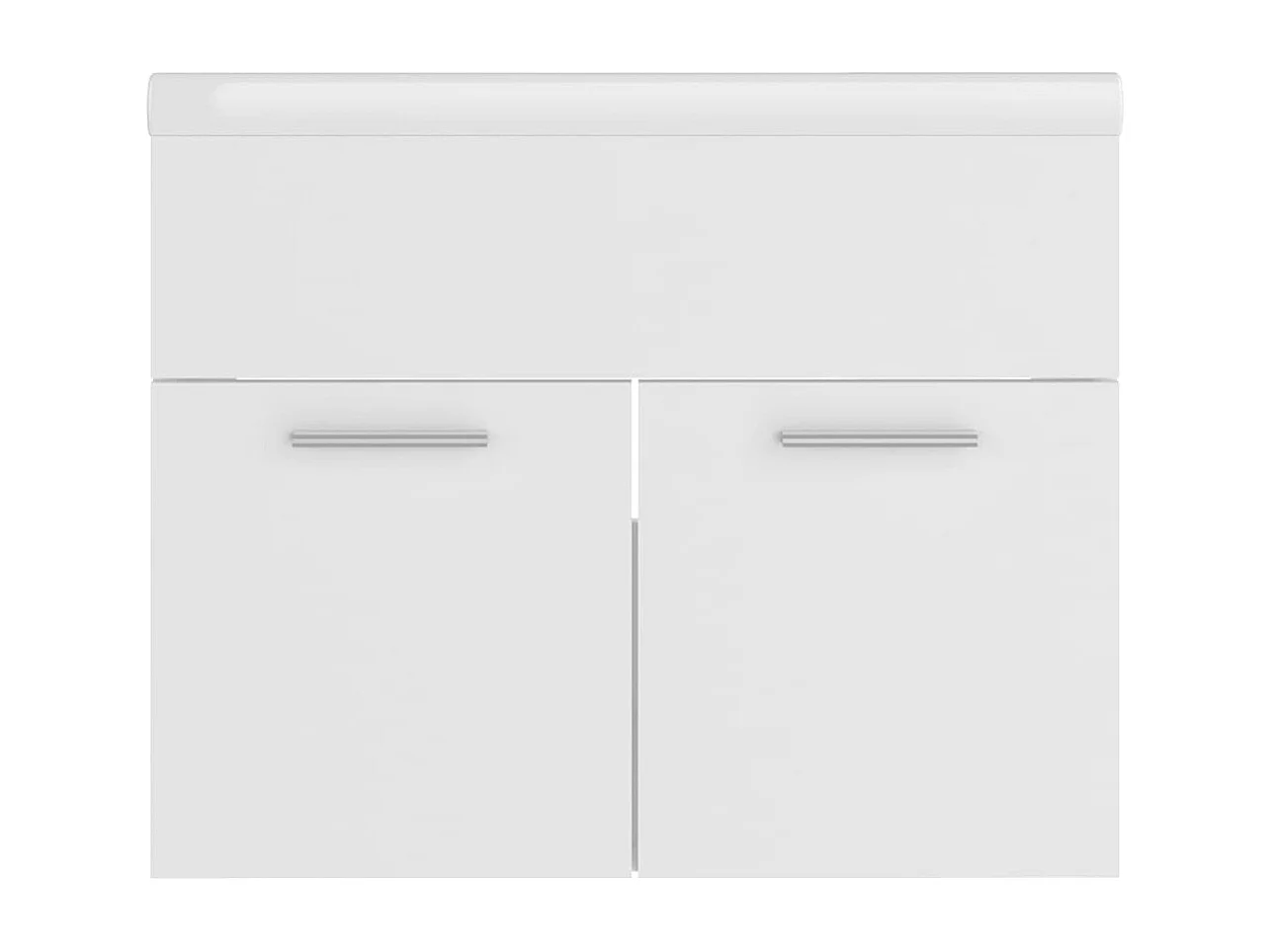 Prolenta Premium -  Mobile Bagno con Lavabo Integrato Bianco in Truciolato