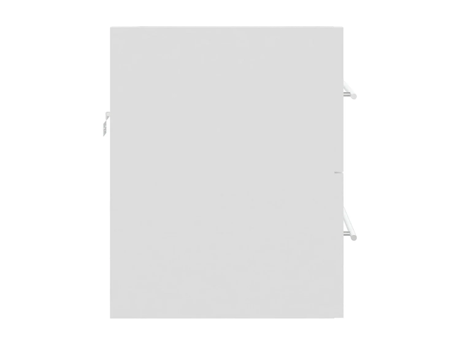 Prolenta Premium -  Waschbeckenunterschrank Weiß 60x38,5x48 cm Holzwerkstoff