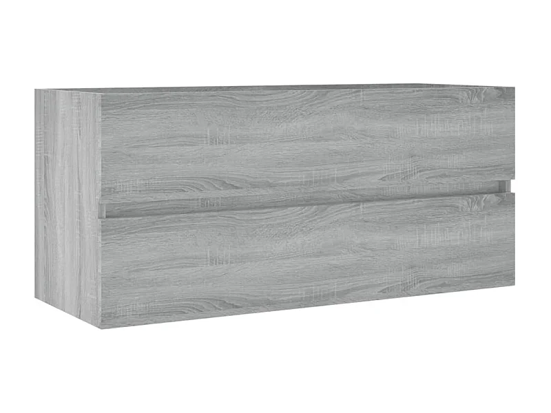 Prolenta Premium -  Wastafelkast 100x38,5x45 cm bewerkt hout grijs sonoma eiken
