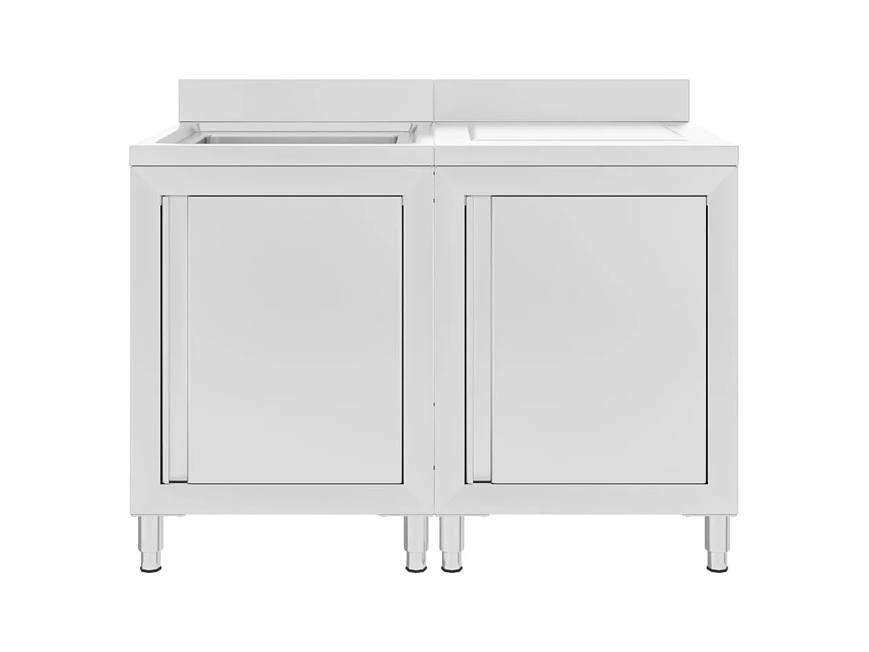 Prolenta Premium -  Wastafelkast commercieel 120x60x96 cm roestvrij staal