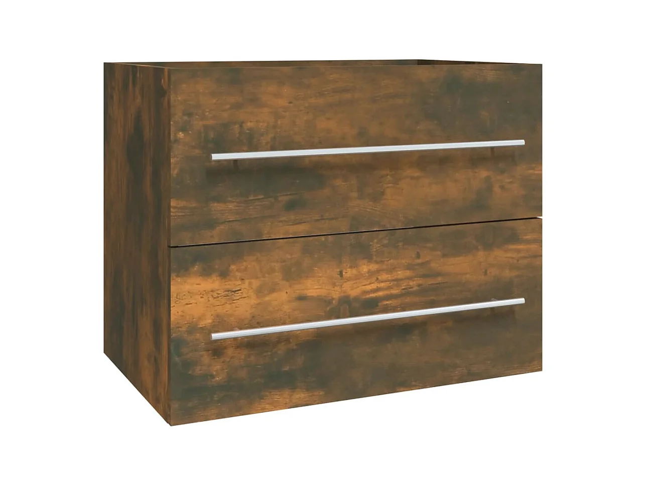 Prolenta Premium -  Armoire de lavabo Chêne fumé 60x38,5x48 cm Bois d'ingénierie