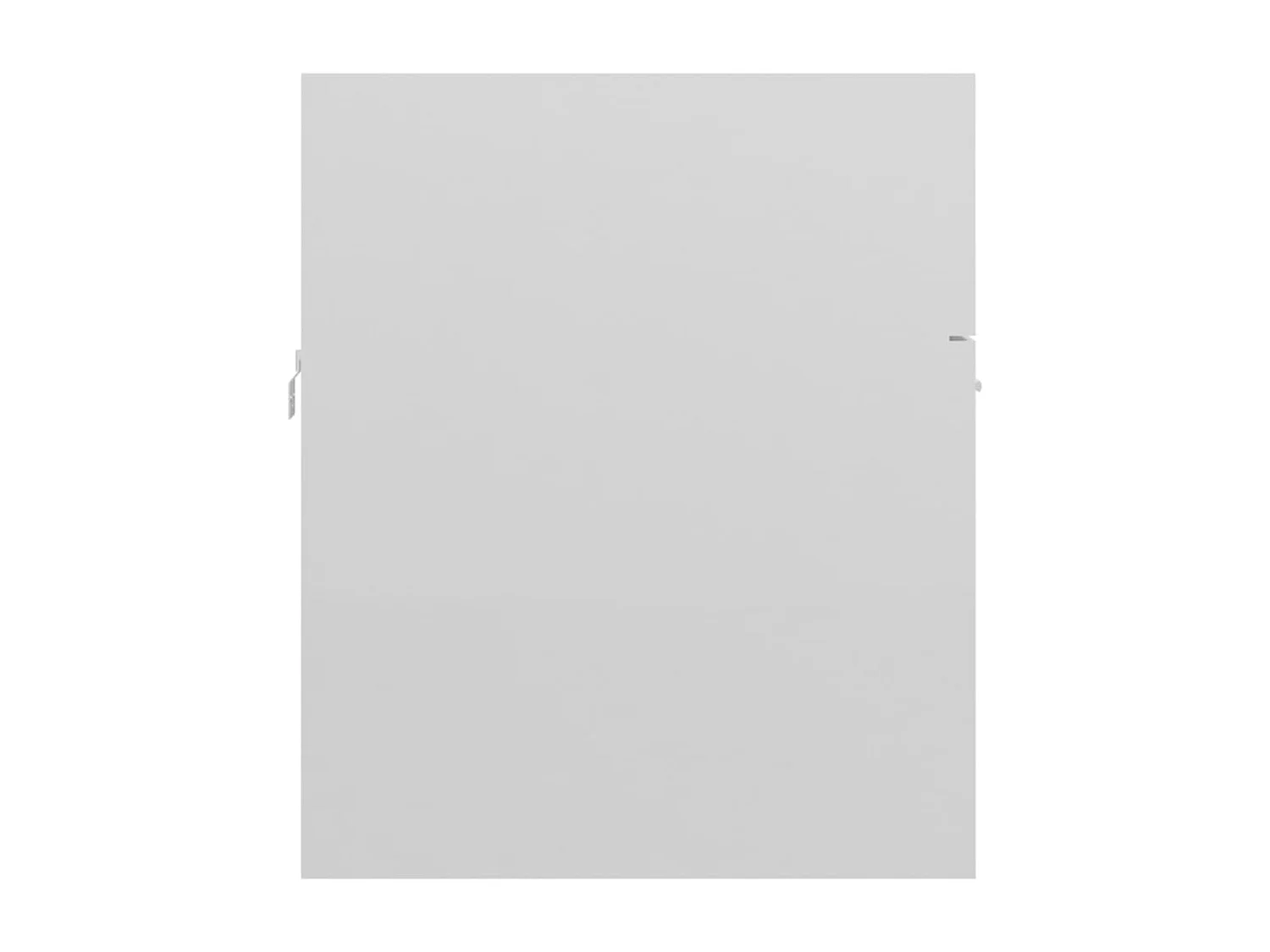 Prolenta Premium -  Mobile Sottolavabo Bianco Lucido 80x38,5x46cm Legno Multistrato