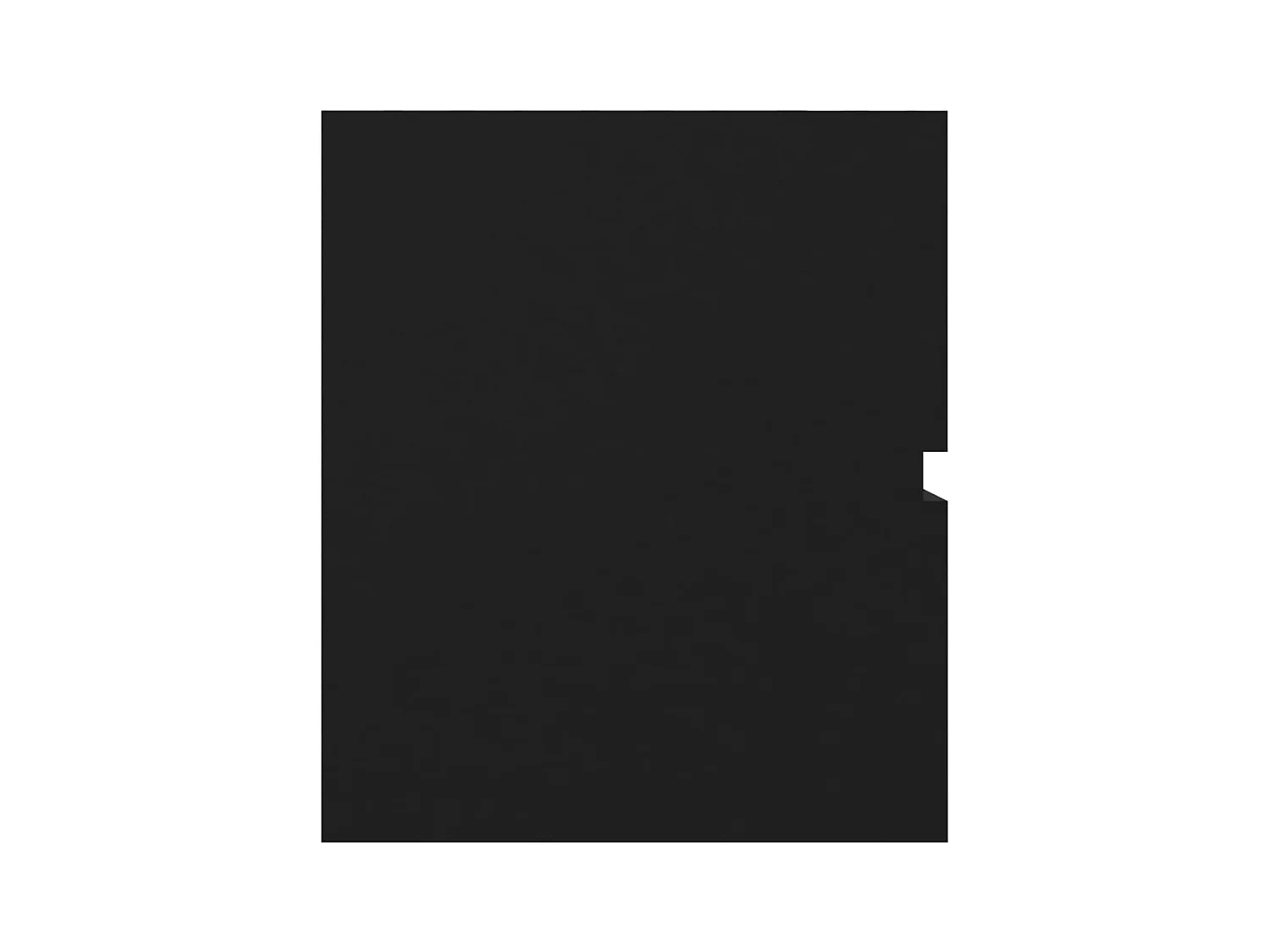 Prolenta Premium -  Mobile Lavabo Nero 100x38,5x45 cm in Legno Multistrato