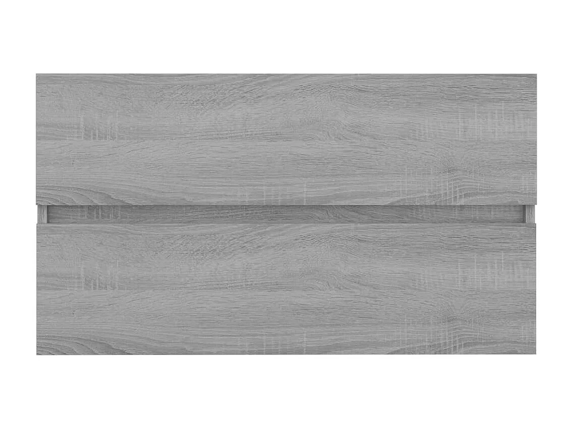 Prolenta Premium -  Waschbeckenunterschrank Grau Sonoma 80x38,5x45 cm Holzwerkstoff
