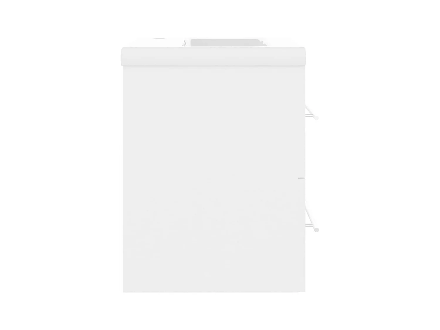 Prolenta Premium -  Wastafelkast met ingebouwde wastafel spaanplaat wit