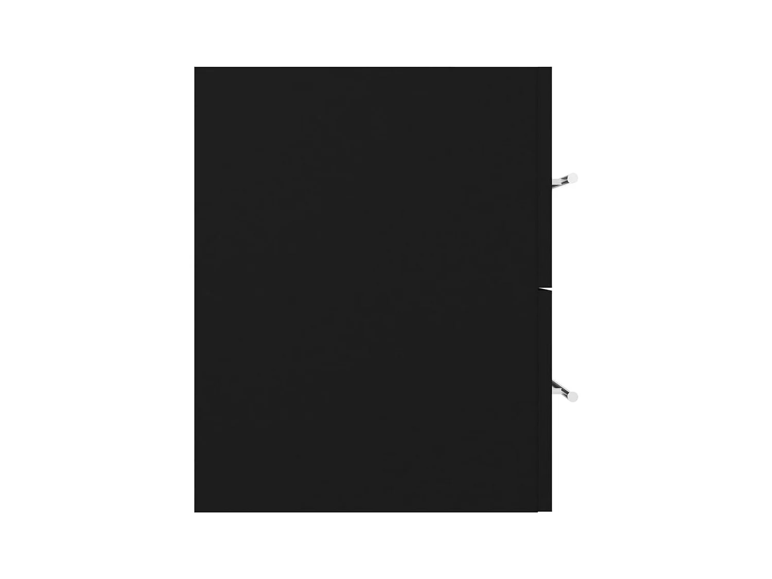 Prolenta Premium -  Mobile Lavabo Nero 100x38,5x48 cm in Legno Multistrato