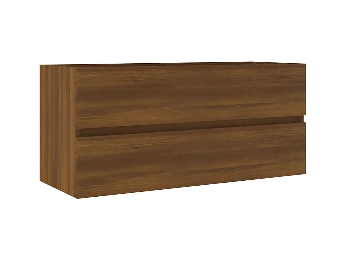Prolenta Premium -  Waschbeckenunterschrank Eiche-Optik 100x38,5x45cm Holzwerkstoff