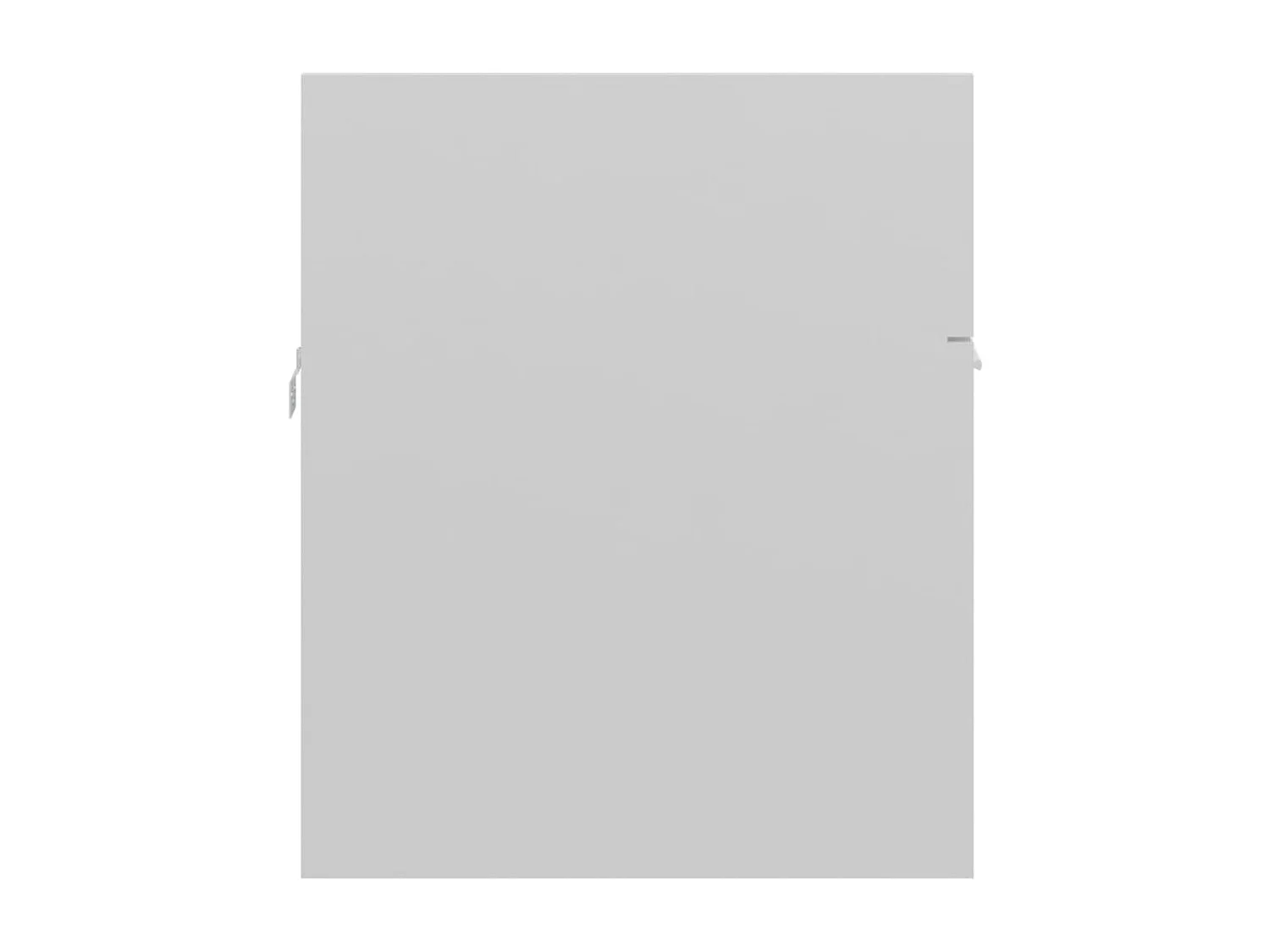 Prolenta Premium -  Mobile Lavabo Bianco Lucido 90x38,5x46 cm in Legno Multistrato