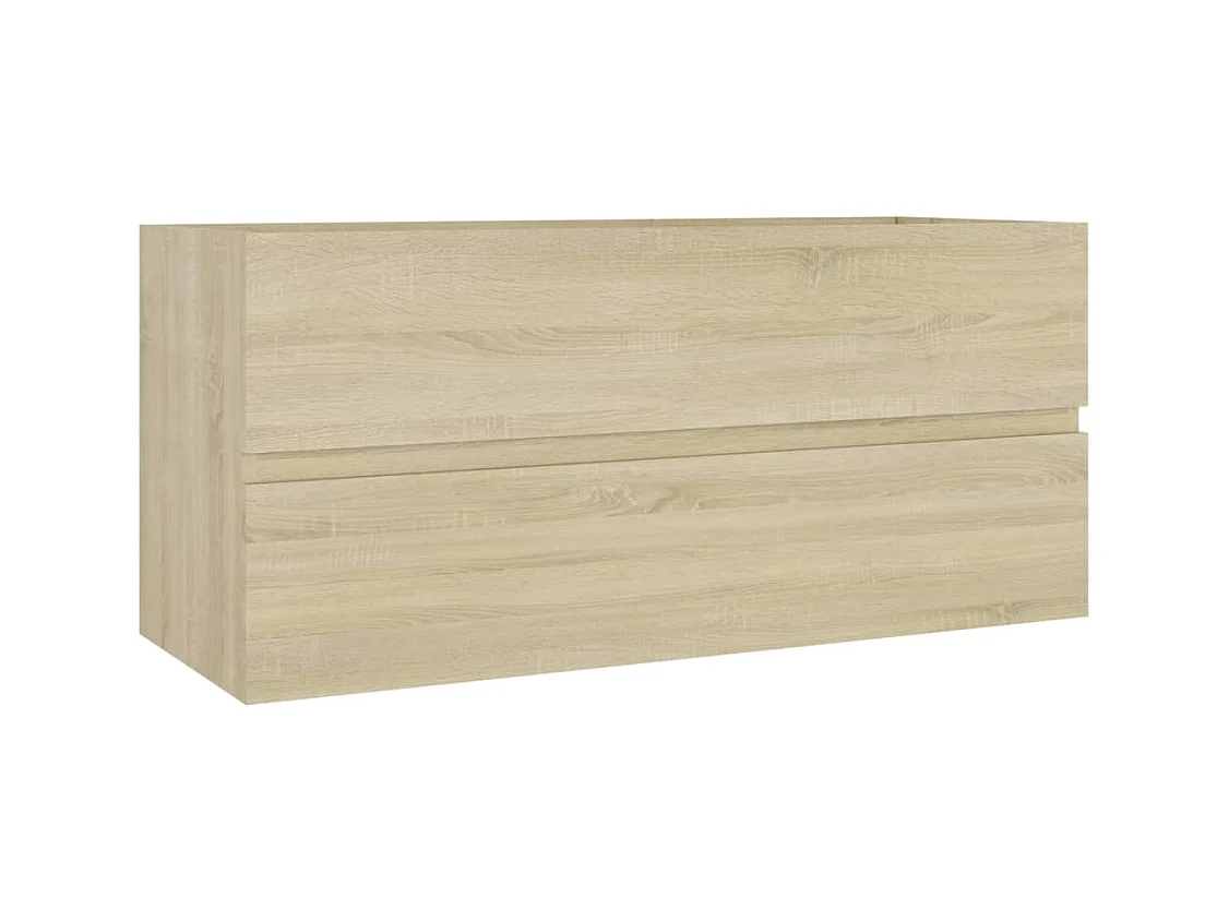 Prolenta Premium -  Mueble lavabo madera contrachapada roble Sonoma 100x38,5x45 cm