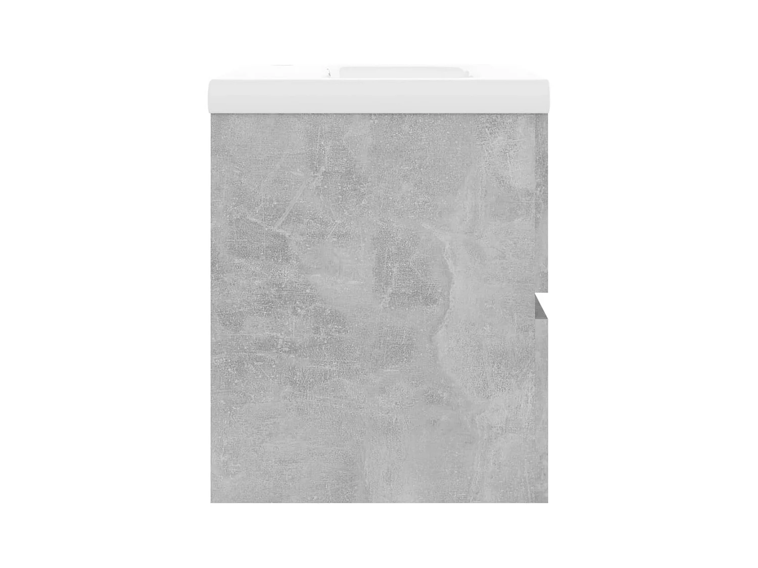 Prolenta Premium -  Armoire d'évier et lavabo intégré Gris béton Bois d'ingénierie