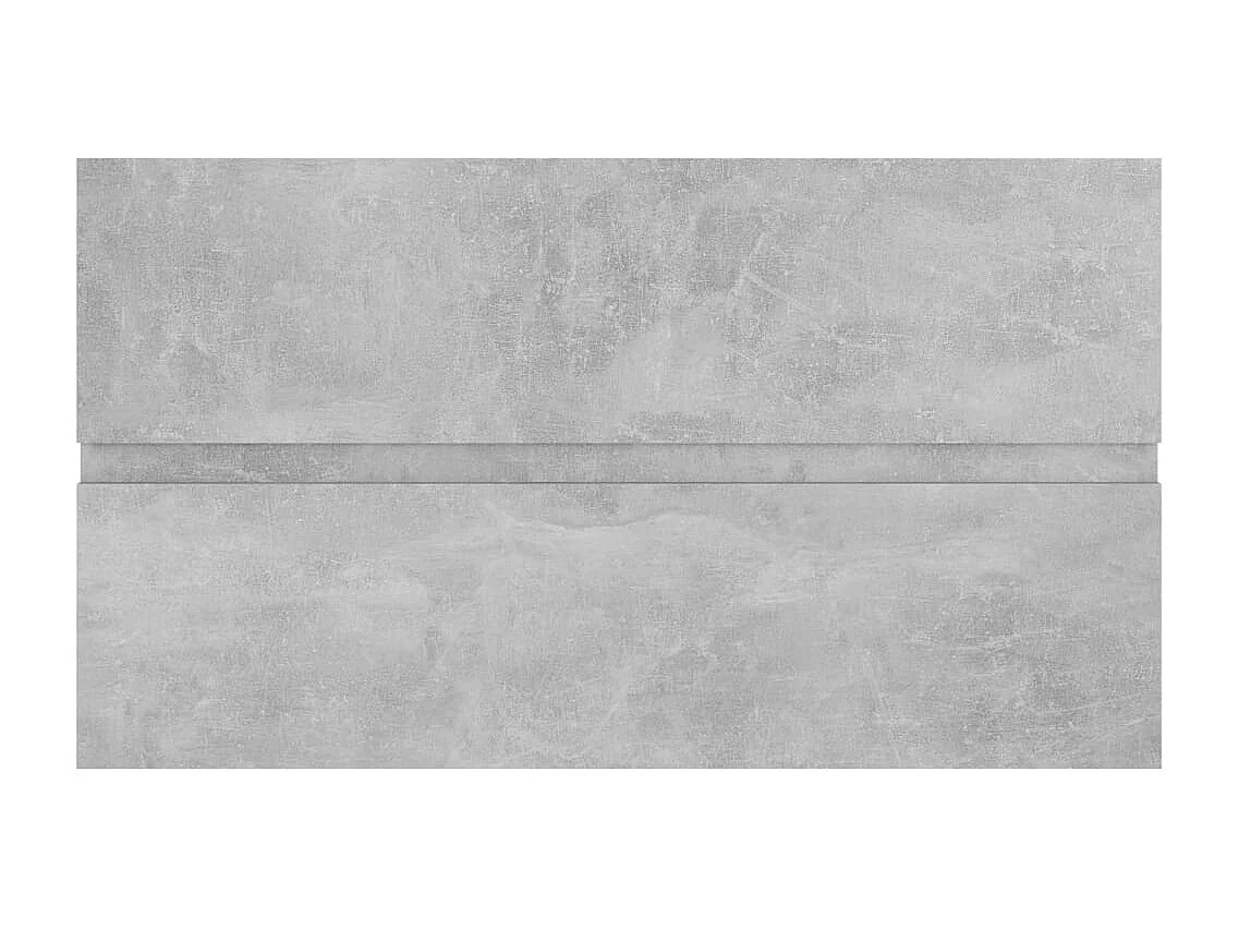 Prolenta Premium -  Armoire d'évier Gris béton 80x38,5x45 cm Bois d'ingénierie