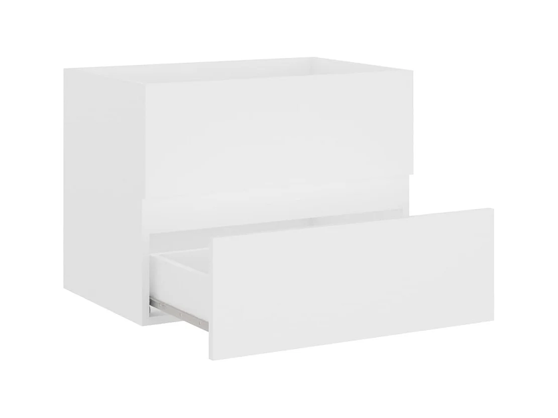 Prolenta Premium -  Armoire d'évier avec lavabo intégré Blanc Bois d'ingénierie