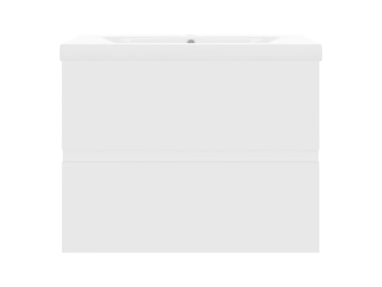 Prolenta Premium -  Armoire d'évier avec lavabo intégré Blanc Bois d'ingénierie