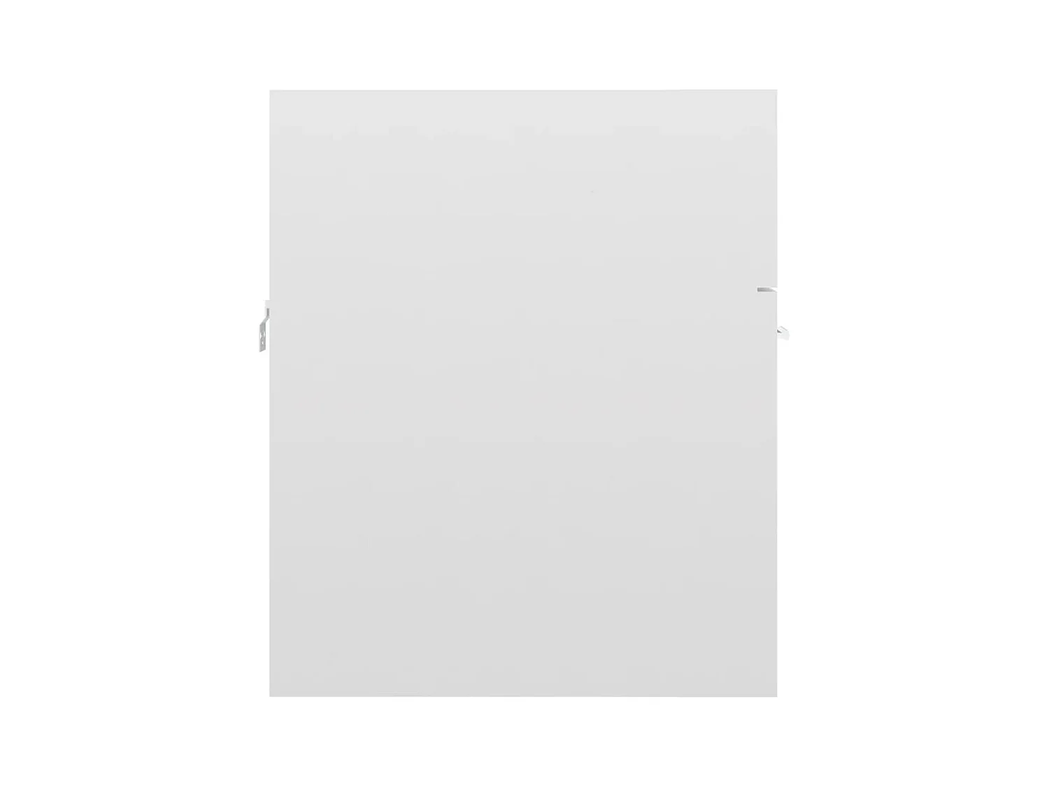 Prolenta Premium -  Armoire d'évier avec lavabo intégré Blanc brillant Aggloméré