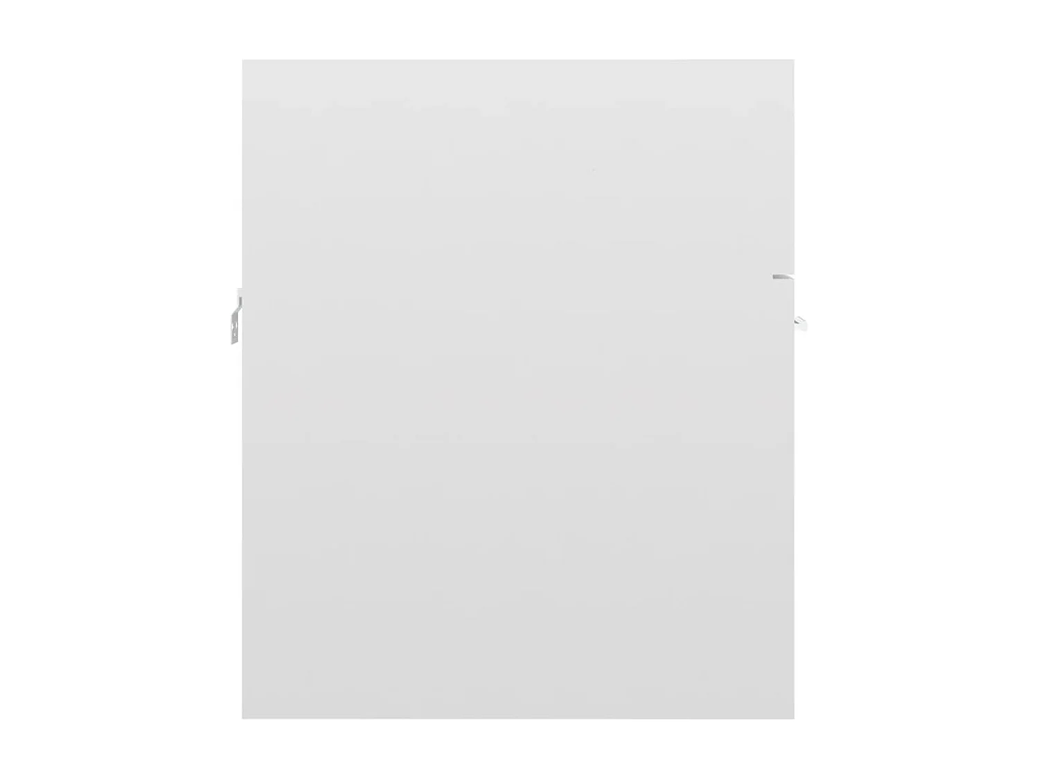 Prolenta Premium -  Wastafelkast met ingebouwde wastafel bewerkt hout hoogglans wit