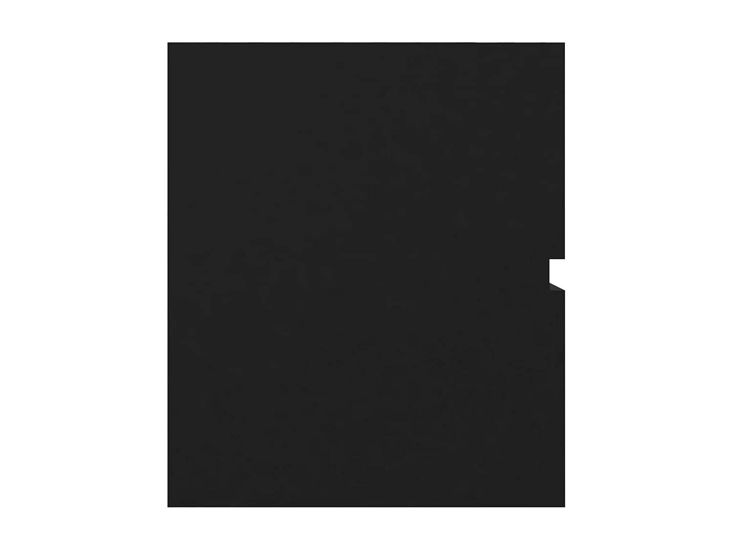 Prolenta Premium -  Mueble con lavabo madera de ingeniería negro