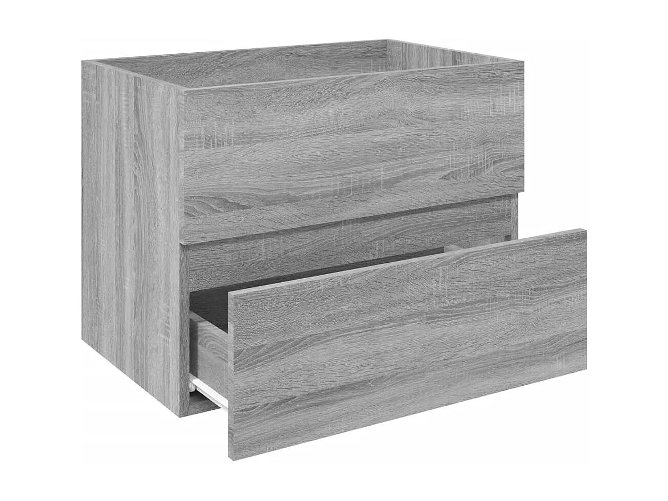 Prolenta Premium -  Waschbeckenunterschrank Grau Sonoma 60x38,5x45 cm Holzwerkstoff