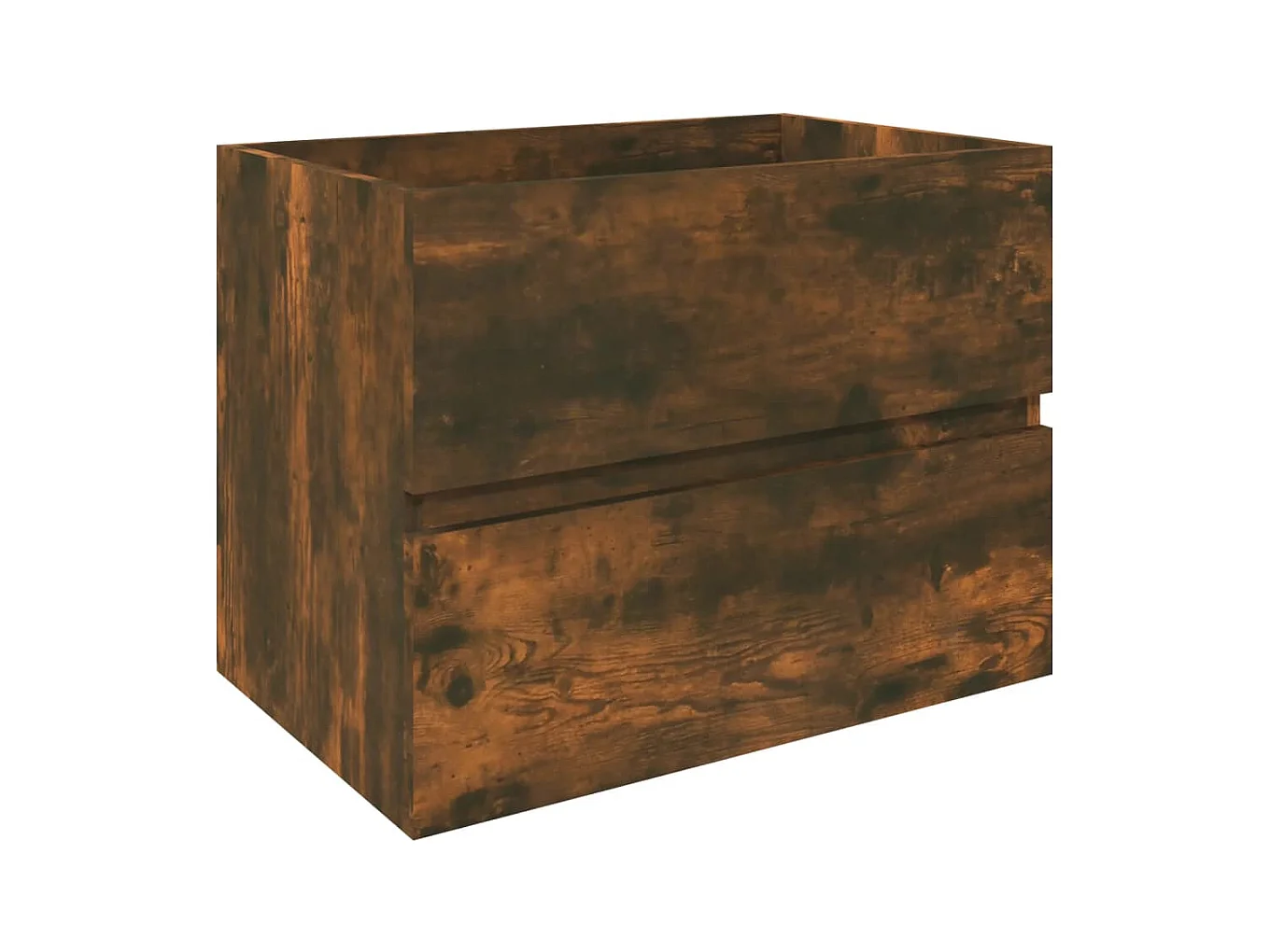 Prolenta Premium -  Armoire de lavabo Chêne fumé 60x38,5x45 cm Bois d'ingénierie