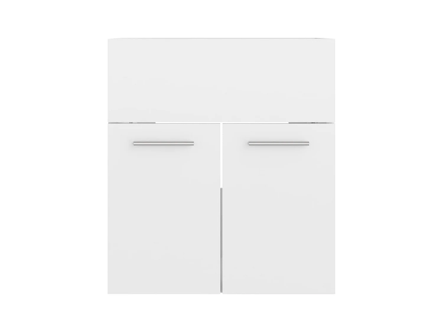Prolenta Premium -  Mueble con lavabo aglomerado blanco brillante