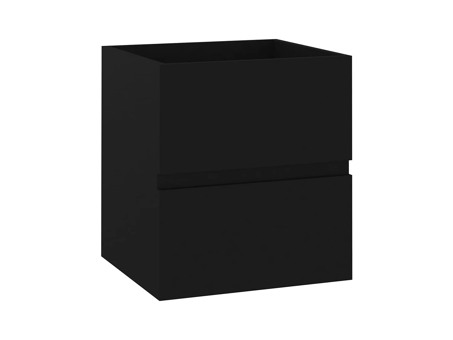 Prolenta Premium -  Wastafelkast 41x38,5x45 cm bewerkt hout zwart