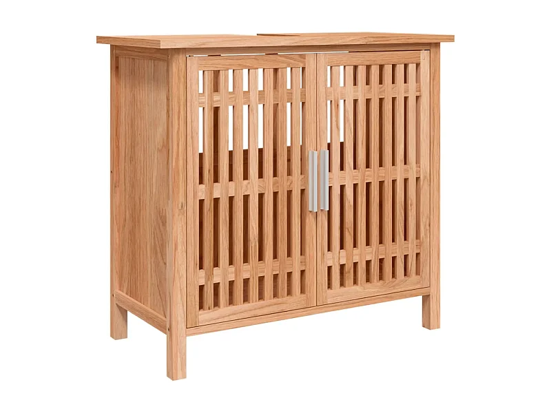 Prolenta Premium -  Armoire de salle de bain 66x29x61,5 cm Bois massif de noyer