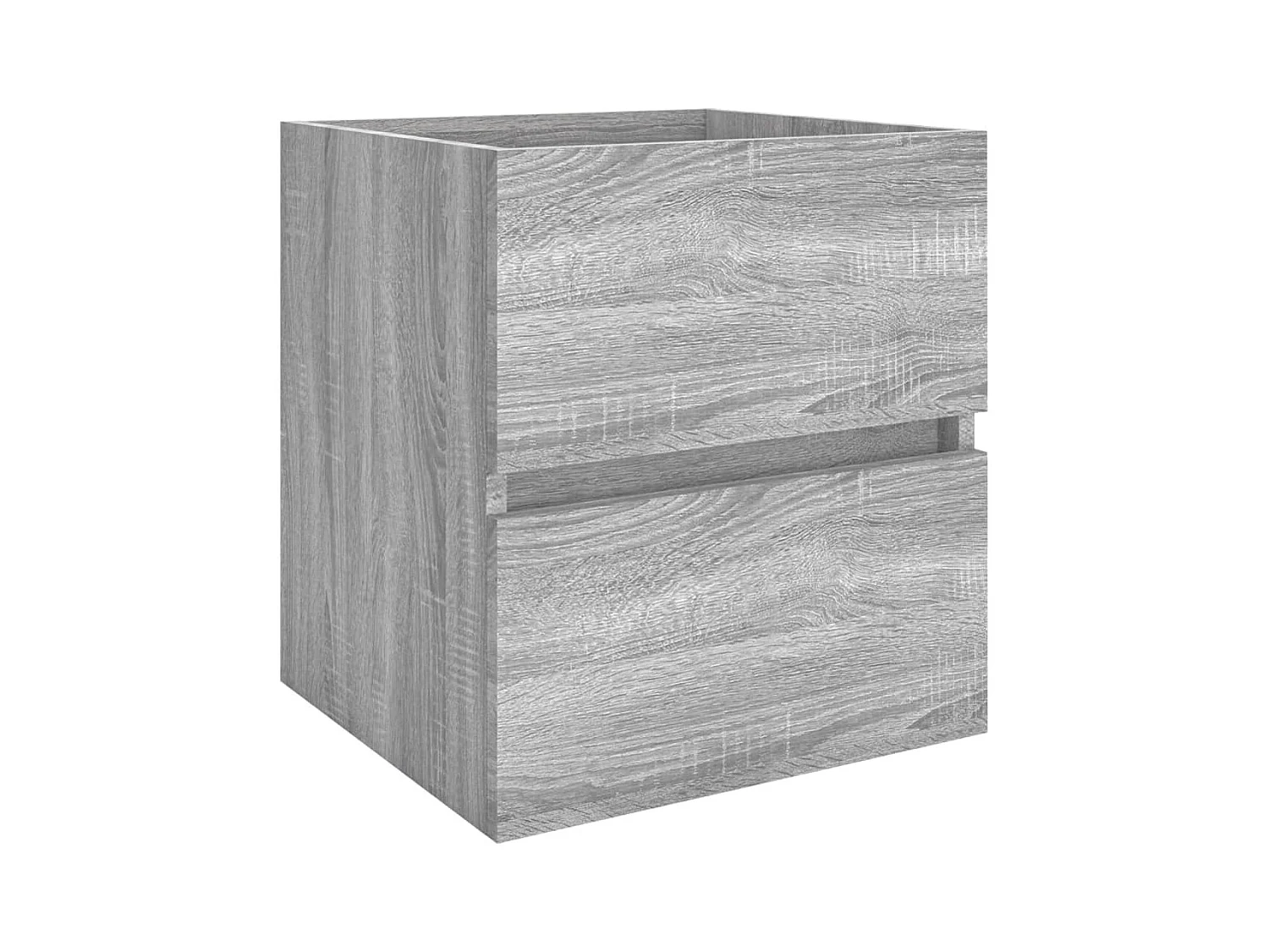 Prolenta Premium -  Wastafelkast 41x38,5x45 cm bewerkt hout grijs sonoma eikenkleur
