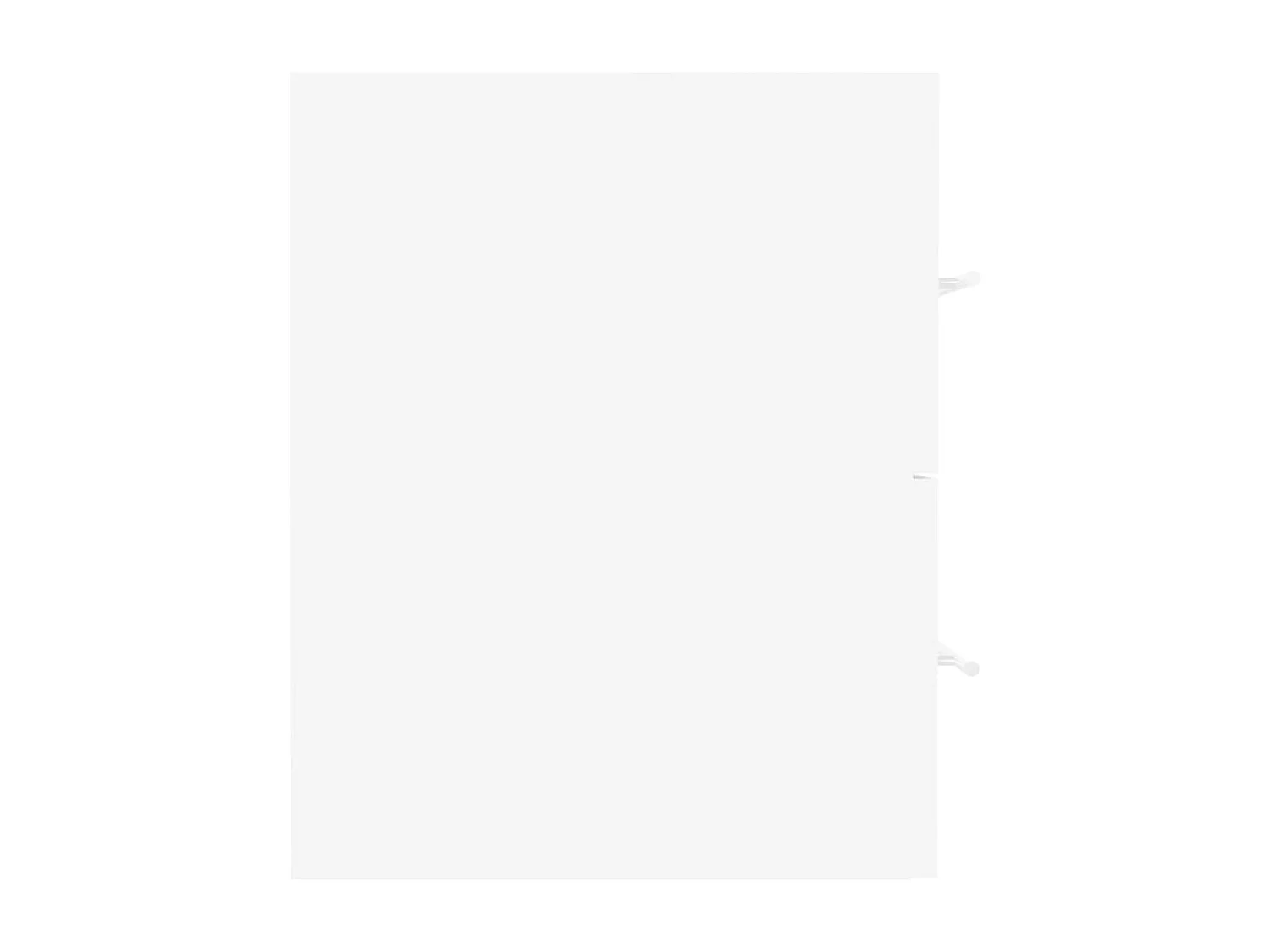 Prolenta Premium -  Armoire d'évier Blanc 80x38,5x48 cm Aggloméré