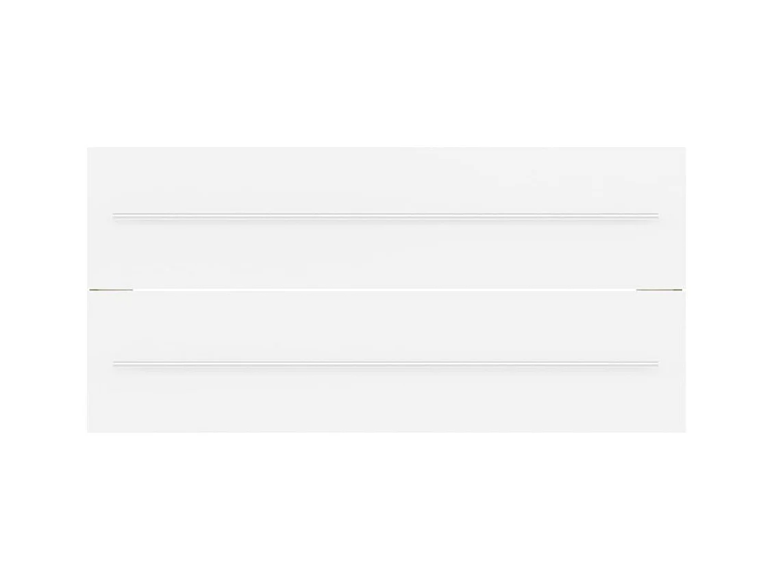 Prolenta Premium -  Waschbeckenunterschrank Weiß 100x38,5x48 cm Holzwerkstoff