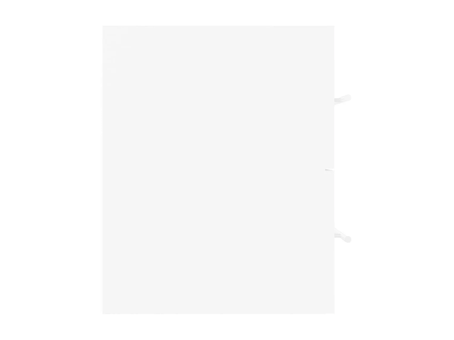 Prolenta Premium -  Armoire d'évier Blanc 100x38,5x48 cm Bois d’ingénierie