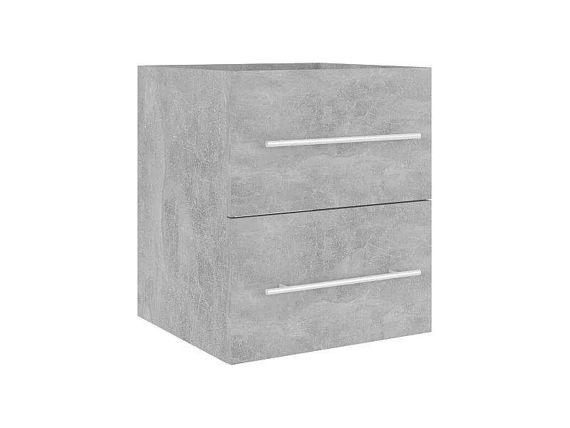 Prolenta Premium -  Mobile Lavabo Grigio Cemento 41x38,5x48 cm in Legno Multistrato