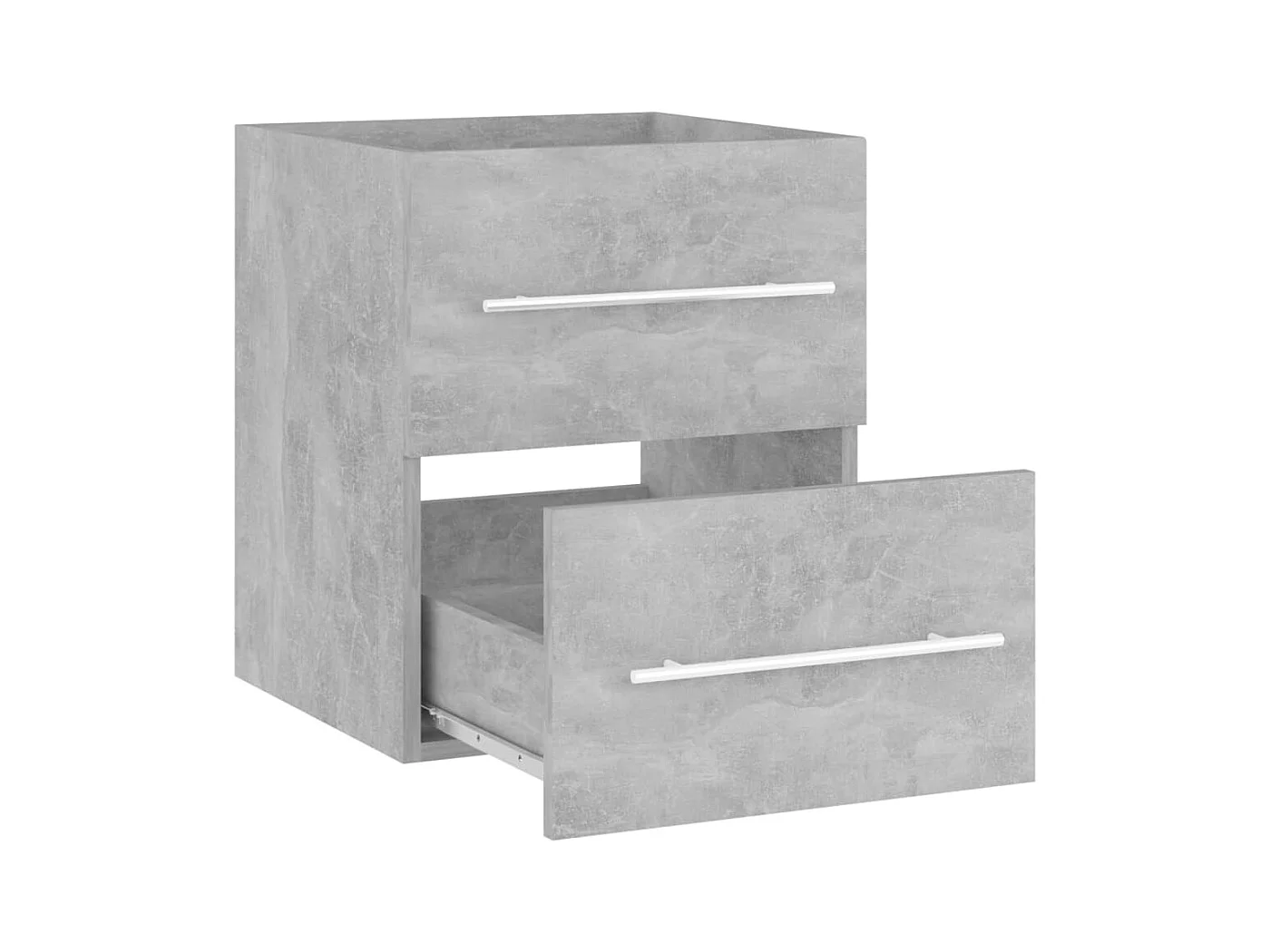 Prolenta Premium -  Mobile Lavabo Grigio Cemento 41x38,5x48 cm in Legno Multistrato