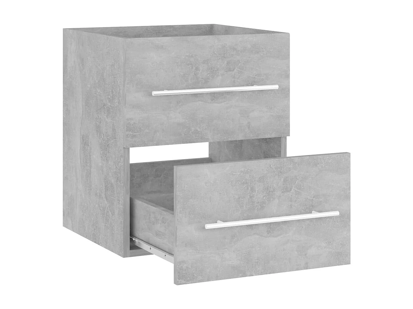 Prolenta Premium -  Mobile Lavabo Grigio Cemento 41x38,5x48 cm in Legno Multistrato