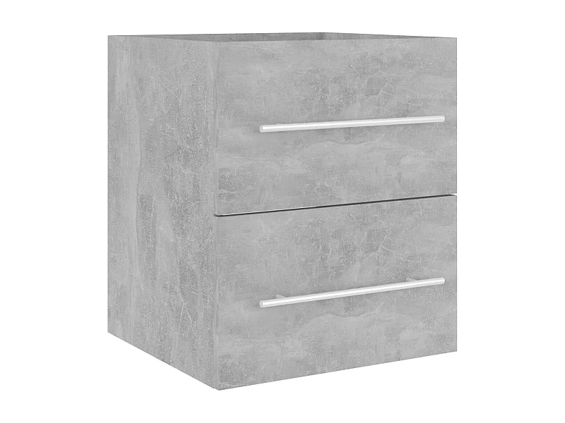 Prolenta Premium -  Mobile Lavabo Grigio Cemento 41x38,5x48 cm in Legno Multistrato