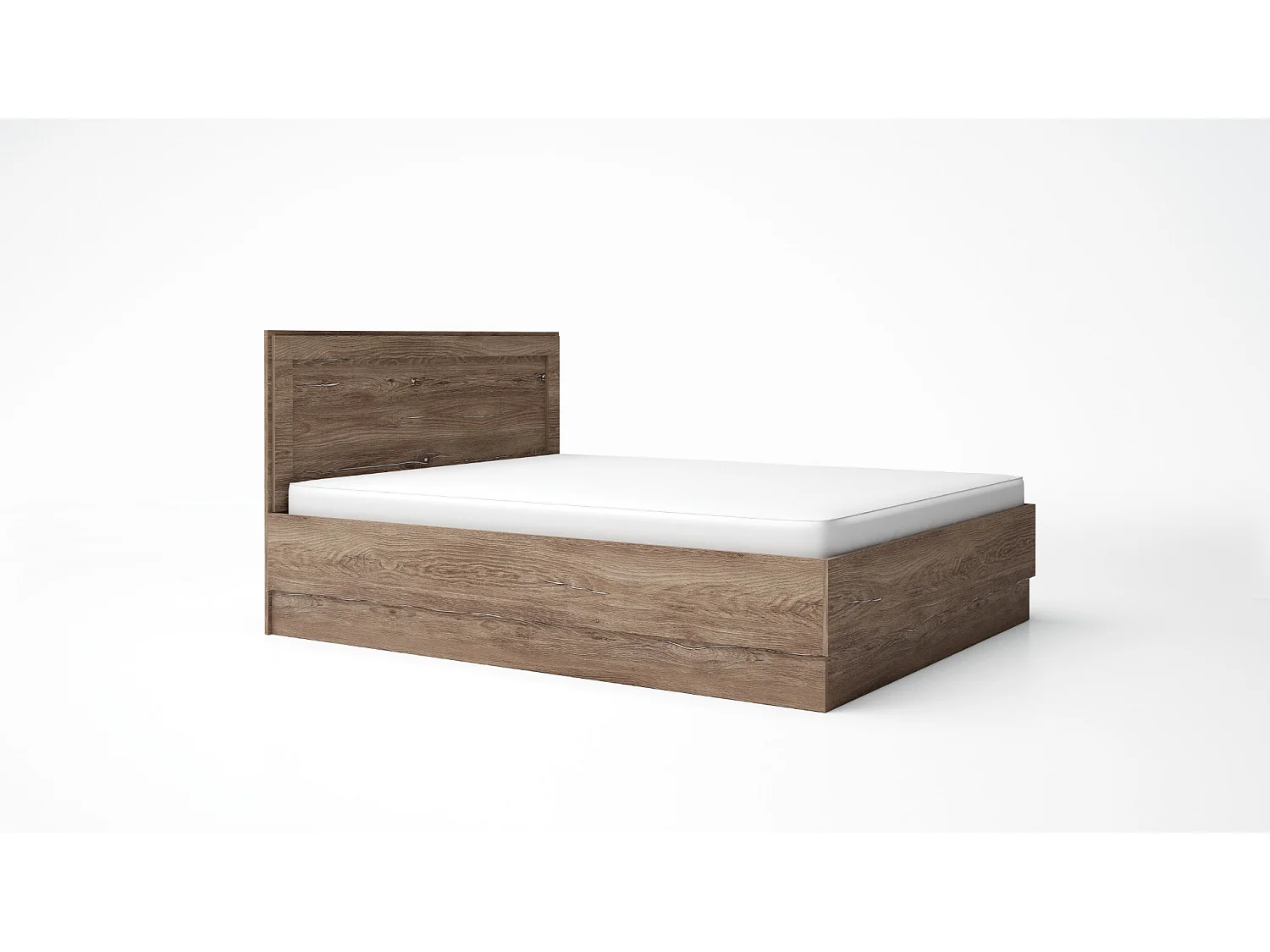 Letto matrimoniale con marrone LG57