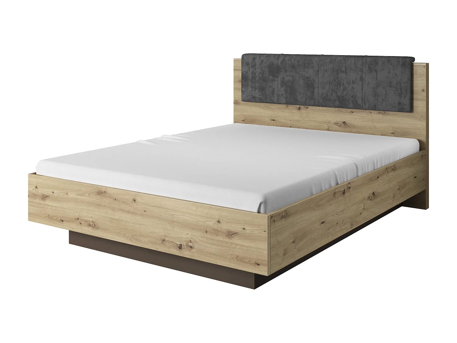 Letto matrimoniale contenitore 160X200 rovere LLK1