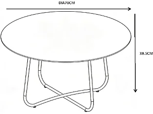 Salon de jardin en acier : 1 canapé 2 places, 2 fauteuils et 1 table basse - Anthracite avec coussins gris - LYMIS de MYLIA