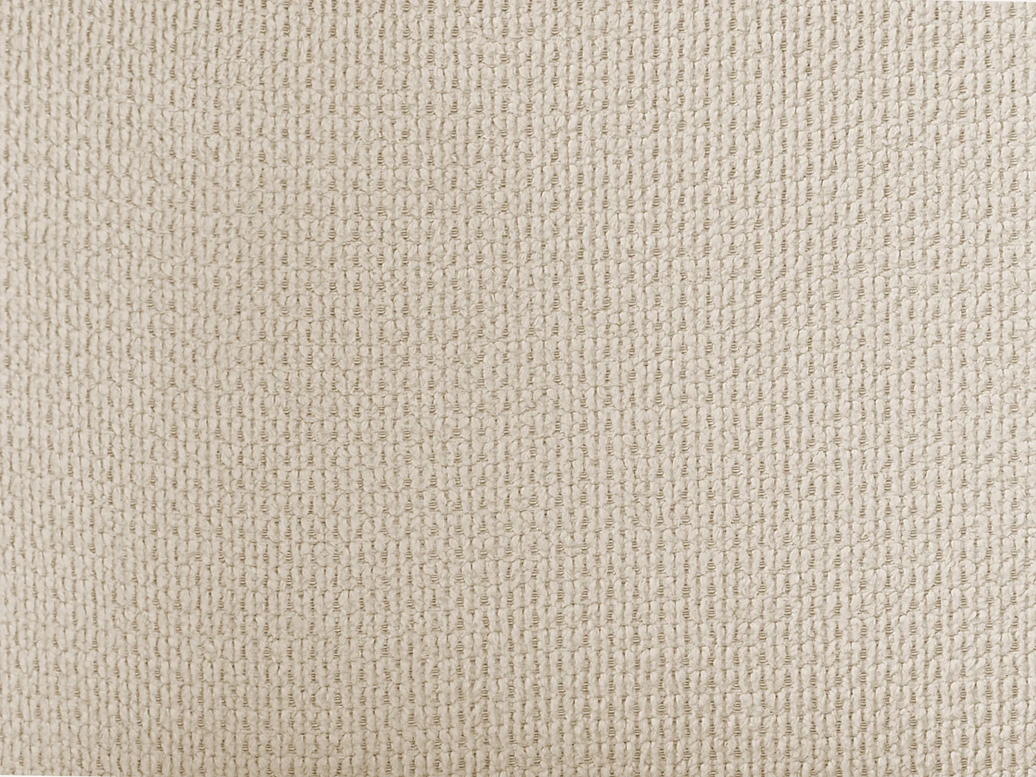 Lot de 2 tabourets de bar en tissu texturé et métal effet bois - Beige et Naturel - SENORASE