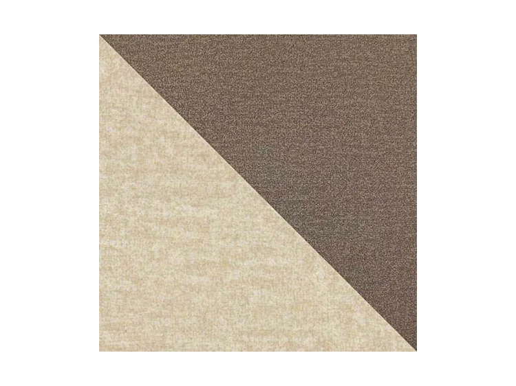 Cama continental Baltimore 139, Casal, Castanho, Tecido, 20x21x12cm