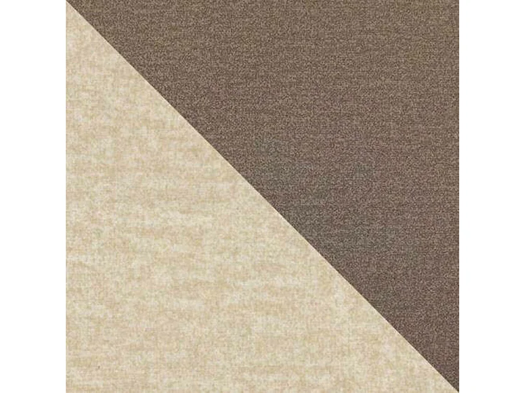 Lit continental Baltimore 139, Double, Continental, Marron, 200x200, Tapisserie, 200cm