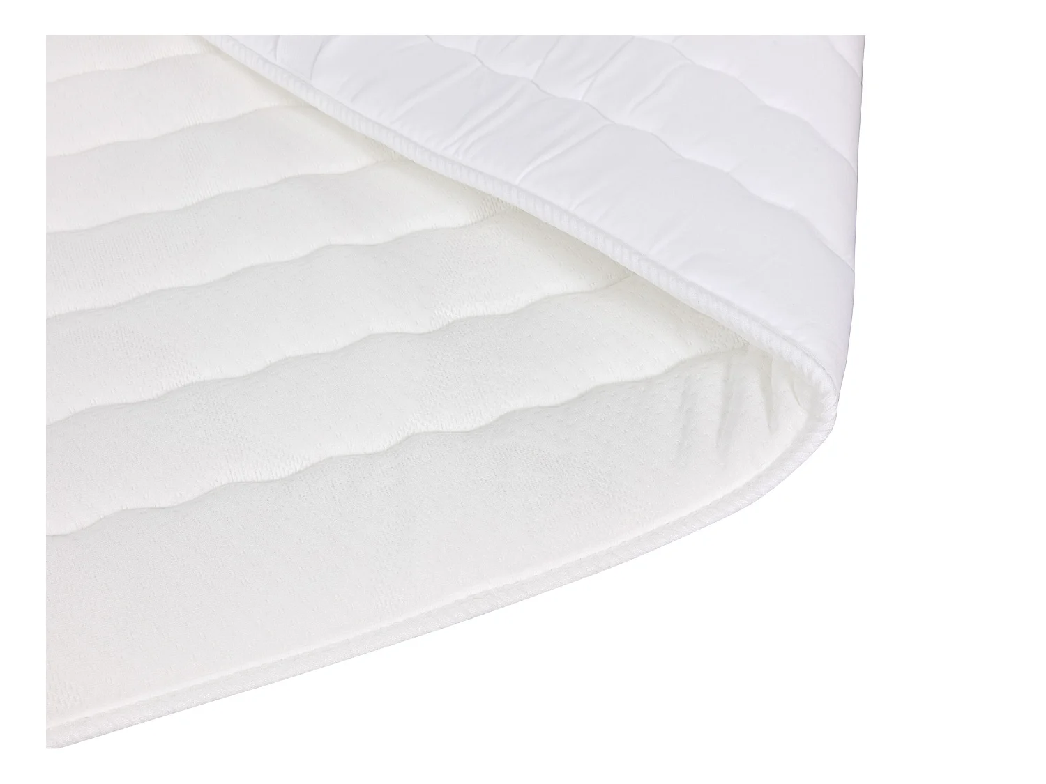 Cama continental Baltimore 115, Casal, Branco, Couro Ecológico