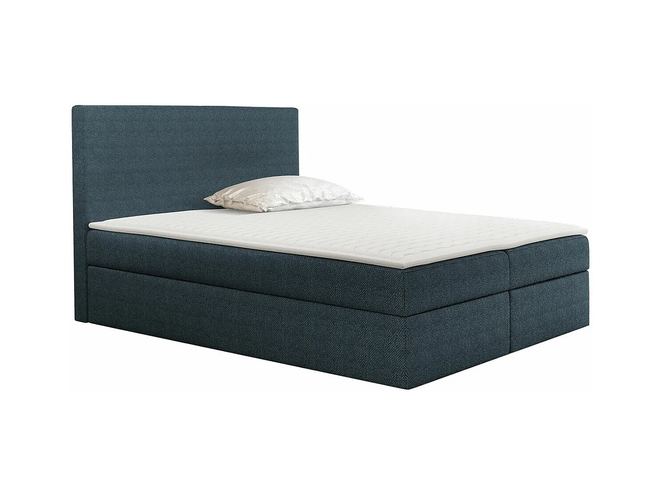 Cama continental Baltimore 163, Continental, Azul, Tecido, 20x21x12cm