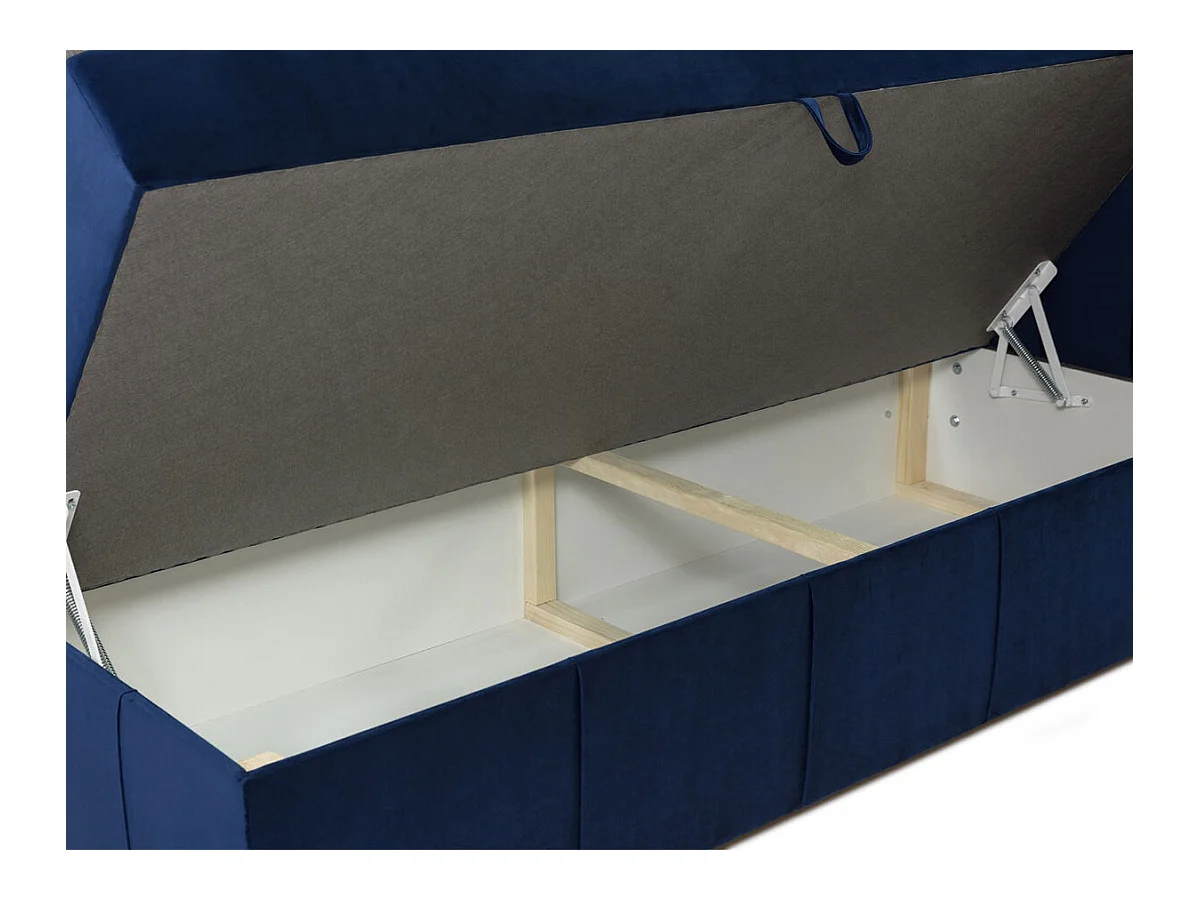 Lit continental Baltimore 132, Continental, Double, Brun clair, 180x200, Tapisserie,